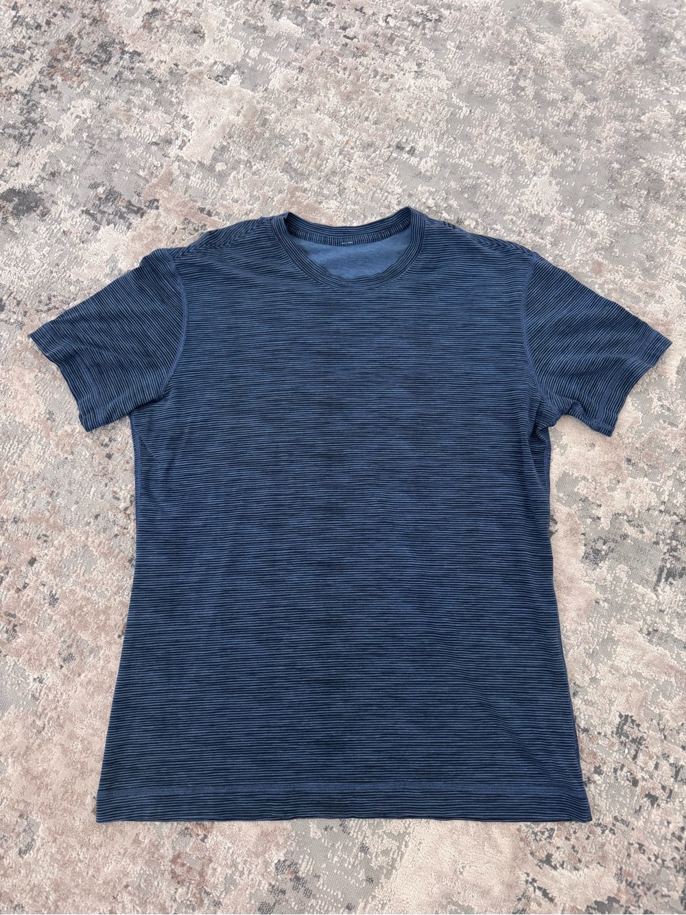 Lululemon Men's Stripe Short Sleeve Crew Tee